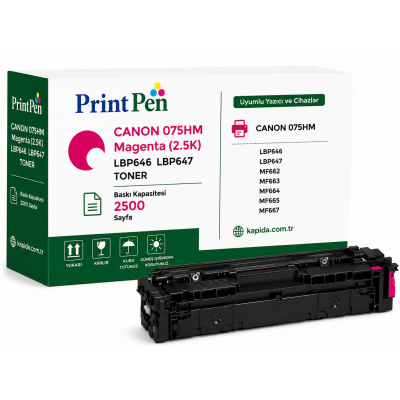 Canon 075HM Kırmızı Muadil Toner - LBP646, LBP647, MF662 uyumlu