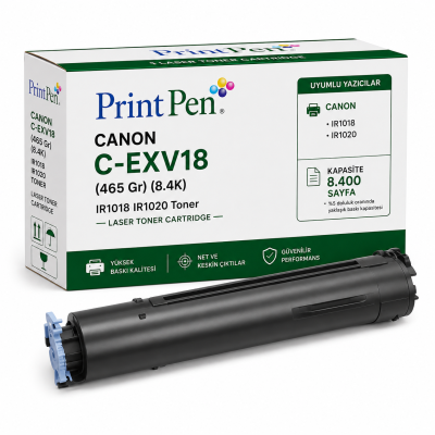 Printpen CANON C-EXV18 (465 Gr) (8.4K) IR1018 IR1020 Toner