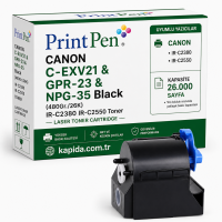 Printpen Canon C-Exv21 & Gpr-23 & Npg-35 Black (480Gr./26K) Ir-C2380 Ir-C2550 Toner