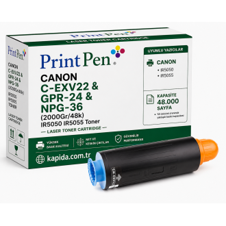 Printpen Canon C-Exv22 & Gpr-24 & Npg-36 (2000Gr/48K) Ir5050 Ir5055 Toner Printpen Canon C-Exv22 & Gpr-24 & Npg-36 (2000Gr/48K) Ir5050 Ir5055 Toner