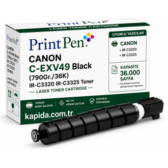 Printpen CANON C-EXV49 Black (790Gr./36K) IR-C3320 IR-C3325 Toner