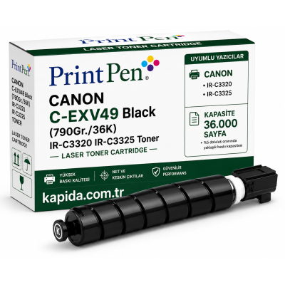 Printpen CANON C-EXV49 Black (790Gr./36K) IR-C3320 IR-C3325 Toner