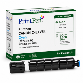 Printpen CANON C-EXV54 Cyan (207Gr/8.5k) IRC3025 IRC3125 Toner Printpen CANON C-EXV54 Cyan (207Gr/8.5k) IRC3025 IRC3125 Toner