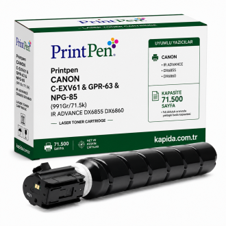 Printpen CANON C-EXV61 & GPR-63 & NPG-85 (991Gr/71.5k) IR ADVANCE DX6855 DX6860 Toner Printpen CANON C-EXV61 & GPR-63 & NPG-85 (991Gr/71.5k) IR ADVANCE DX6855 DX6860 Toner