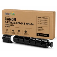 Printpen Canon C-Exv62 &Amp; Gpr-64 &Amp; Npg-86 (785Gr/42K) Ir Advance Dx4825 Dx4835 Toner