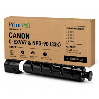 Printpen Canon C-EXV67 & NPG-90 (33K) Ir 2925 IR2930 Toner