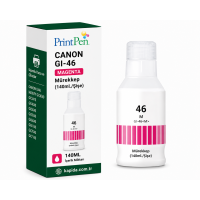 Printpen Canon Gi-46 Kırmızı Mürekkep (140Ml./Sise) Maxify Gx3040 Gx3410 Kartuş