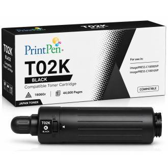 Printpen Canon T02K Black (1606Gr/44K) Imagepress C10000VP C10010VP Toner