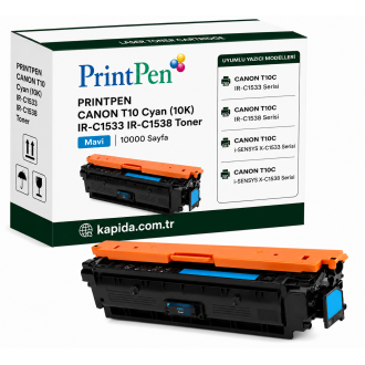 PRINTPEN CANON T10 Cyan (10K) IR-C1533 IR-C1538 Toner