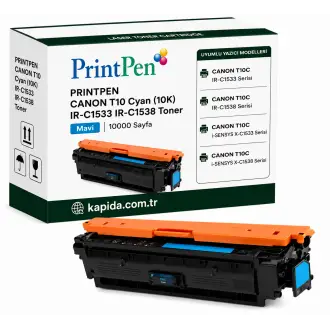 PRINTPEN CANON T10 Cyan (10K) IR-C1533 IR-C1538 Toner