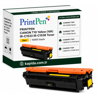 PRINTPEN CANON T10 Yellow (10K) IR-C1533 IR-C1538 Toner