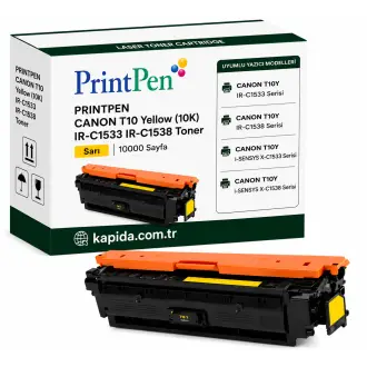 PRINTPEN CANON T10 Yellow (10K) IR-C1533 IR-C1538 Toner