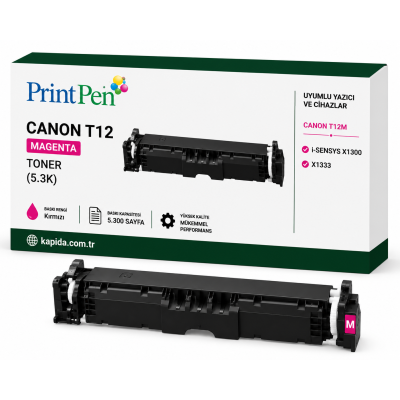 Canon T12 Kırmızı Muadil Toner - i-SENSYS X1300, X1333 uyumlu