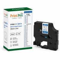 Printpen Dymo D1 40914 Beyaz Etikete Mavi (9Mm X 7M) Labelpoint 100 150