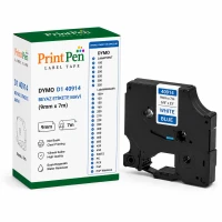 Printpen Dymo D1 40914 Beyaz Etikete Mavi (9Mm X 7M) Labelpoint 100 150