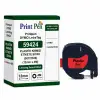 Printpen Dymo Letratag 59424 Plastık Kirmizi Etıkete Sıyah (S0721630) (12Mm X 4M) Letratag Series Etiket