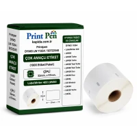 Printpen Dymo Lw 11354 / S0722540 Çok Amaçli Etıket (1000 Etiket/Paket) Çıplı 32Mm. 57Mm. Labelwriter 400 Lw450