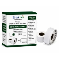Printpen Dymo Lw 99012 / S0722400 Genış Adres Etıketı (260 Etiket/Rulo) Çipli (36Mm X 89Mm) Labelwriter 400 Lw450