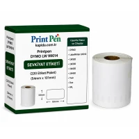 Printpen Dymo Lw 99014 Sevkiyat Etiketi (220 Etiket/Paket) (54Mm X 101Mm) Labelwriter Lw310 Lw320