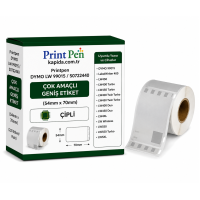 Printpen Dymo Lw 99015 / S0722440 Çok Amaçli Genış Etıket Çıplı 54Mm. 70Mm. Labelwriter 400 Lw450 Etiket