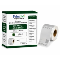 Printpen Dymo Lw 99015 / S0722440 Çok Amaçli Genış Etıket Çıplı 54Mm. 70Mm. Labelwriter 400 Lw450 Etiket