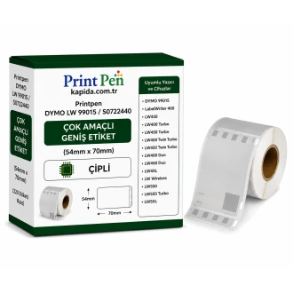 Printpen Dymo Lw 99015 / S0722440 Çok Amaçli Genış Etıket Çıplı 54Mm. 70Mm. Labelwriter 400 Lw450 Etiket Printpen Dymo Lw 99015 / S0722440 Çok Amaçli Genış Etıket Çıplı 54Mm. 70Mm. Labelwriter 400 Lw450 Etiket