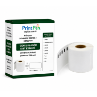 Printpen Dymo Lw 99019S Genis Klasör Sirt Etiketi (S0722480) (110 Etiket/Paket) (59Mm X 190Mm) Labelwriter Lw310 Lw320