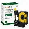 Printpen Dymo Rhinopro 18056 Sari Üzerine Siyah Isi Büzüsmeli Tüp Etiket (12Mm X 1,5M) Rhino 4200 5200