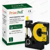 Printpen Dymo Rhinopro 18058 Sari Üzerine Siyah Isi Büzüsmeli Tüp Etiket (19Mm X 1,5M) Rhino 4200 5200