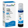 Printpen Epson 103 (C13T00S24A) Mavi Mürekkep 70Ml./Sise Ecotank L1110 L1210 Kartuş