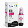 Printpen Epson 106 (C13T00R340) Kırmızı Mürekkep 70Ml./Sise Ecotank L7160 L7180 Kartuş