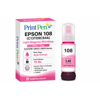 Printpen Epson 108 (C13T09C64A) Light Kırmızı Mürekkep 70ml./Sise EcoTank L8050 L18050 Kartuş