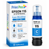 Printpen Epson 115 (C13T07D24A) Mavi Mürekkep 70Ml./Sise Ecotank L8160 L8180 Kartuş