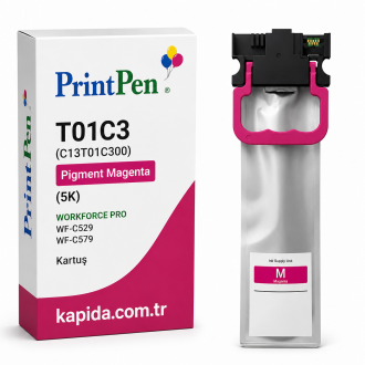Printpen Epson T01C3 (C13T01C300) Pigment Kırmızı (5K) Workforce Pro Wf-C529 Wf-C579 Kartuş Printpen Epson T01C3 (C13T01C300) Pigment Kırmızı (5K) Workforce Pro Wf-C529 Wf-C579 Kartuş