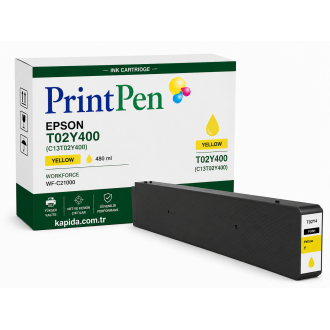 Printpen Epson T02Y400 (C13T02Y400) Sarı (480ml) WorkForce WF-C21000 Kartuş