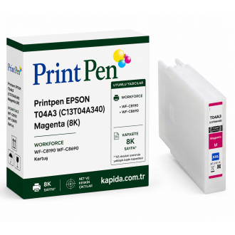 Printpen Epson T04A3 (C13T04A340) Kırmızı (8K) WorkForce WF-C8190 WF-C8690 Kartuş