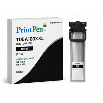 Printpen EPSON T05A100XXL (C13T05A100) Black (20k) WORKFORCE PRO WF-C878 WF-C879 Kartuş Printpen EPSON T05A100XXL (C13T05A100) Black (20k) WORKFORCE PRO WF-C878 WF-C879 Kartuş