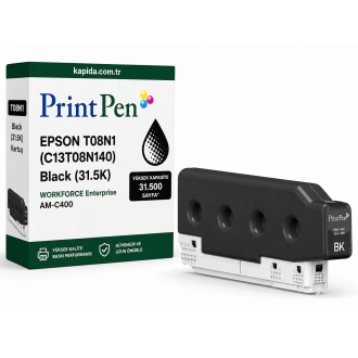 Printpen Epson T08N1 (C13T08N140) Black (31.5K) WorkForce Enterprise AM-C400 Kartuş