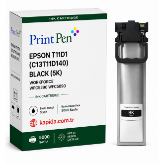 Printpen Epson T11D1 (C13T11D140) Black (5K) WorkForce WFC5390 WFC5890 Kartuş