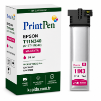 Printpen Epson T11N340 (C13T11N340) Kırmızı (70 Ml) Workforce Pro Emc800R Epc800R Kartuş