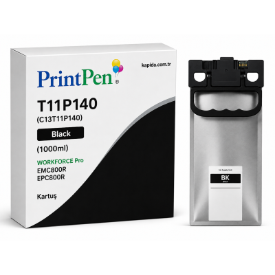 Printpen EPSON T11P140 (C13T11P140) Black (1000ml) WORKFORCE Pro EMC800R EPC800R Kartuş