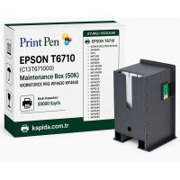 Printpen Epson T6710 (C13T671000) Maintenance Box (50K) Workforce Pro Wf4630 Wf4640 Kartuş