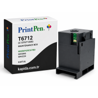 Printpen Epson T6712 (C13T671200) Maintenance Box Workforce Pro Wf6090 Wf6530 Kartuş