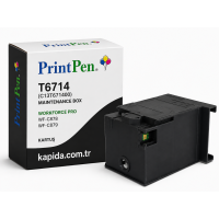 Printpen Epson T6714 C13T671400) Maintenance Box WorkForce Pro WF-C878 WF-C879 Kartuş