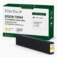 Printpen Epson T8584 (C13T858400) Sarı (50K) Workforce Pro Wf-C20590 Wf-C21000 Kartuş