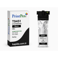 Printpen Epson T9451 (C13T945140) Black (5K) Workforce Pro Wf-C5210 Wf-C5290 Kartuş