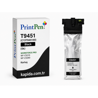 Printpen EPSON T9451 (C13T945140) Black (5k) WORKFORCE PRO WF-C5210 WF-C5290 Kartuş