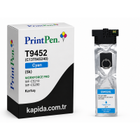 Printpen Epson T9452 (C13T945240) Mavi (5K) Workforce Pro Wf-C5210 Wf-C5290 Kartuş
