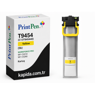Printpen EPSON T9454 (C13T945440) Yellow (5k) WORKFORCE PRO WF-C5210 WF-C5290 Kartuş