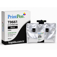 Printpen Epson T9661 (C13T966140) Black (40K) Workforce Pro Wf-M5200 Series Wf-M5298 Kartuş